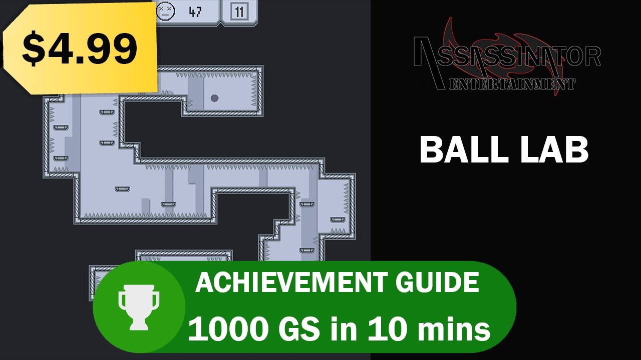 Easy Xbox Gamerscore - Ball Lab - 1000gs in less than 10 mins