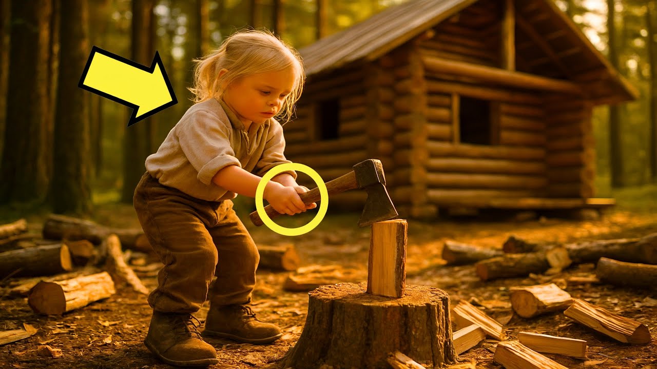 FILLETTE DE 4 ANS CONSTRUIT UNE CABANE SEULE… ET LA RÉACTION DES PARENTS…