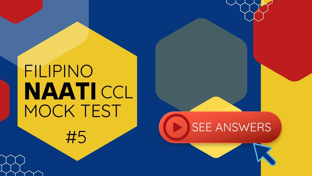 Filipino NAATI CCL Mock test SOLVED #5 - Legal