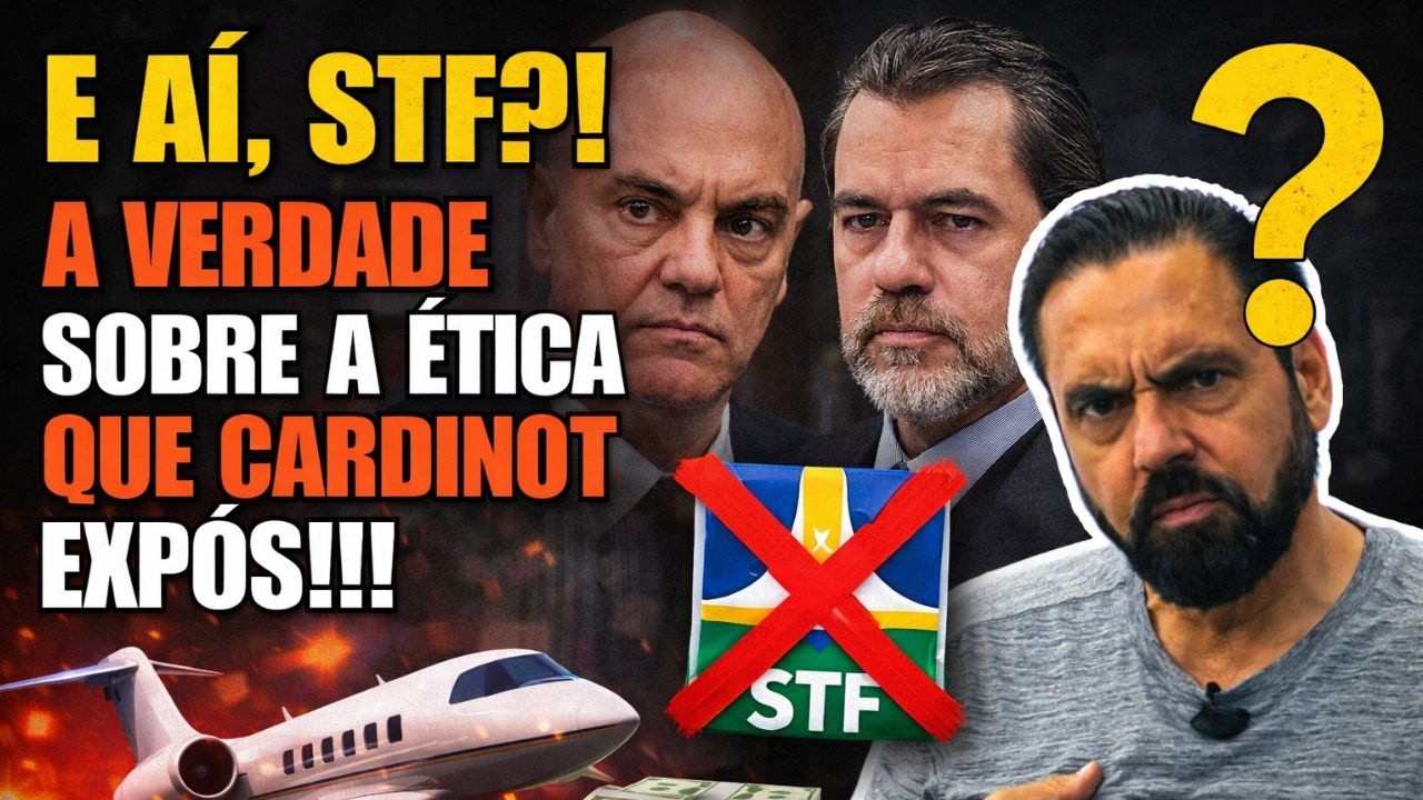 O QUE O STF ESCONDE? Cardinot detona palestras milionárias e jatinhos do Banco Master!