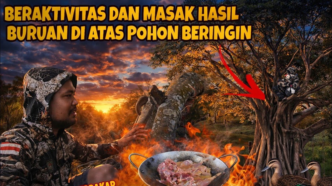MENEMUKAN MARKAS BARU OLAH HASIL BURUAN DI ATAS POHON 