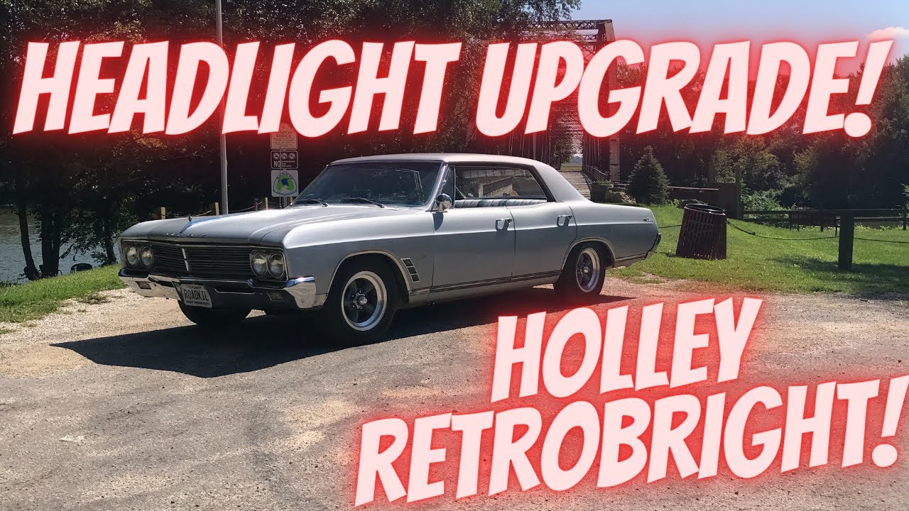 Модернизация фар Buick Skylark Holley RetroBright 1966 года!