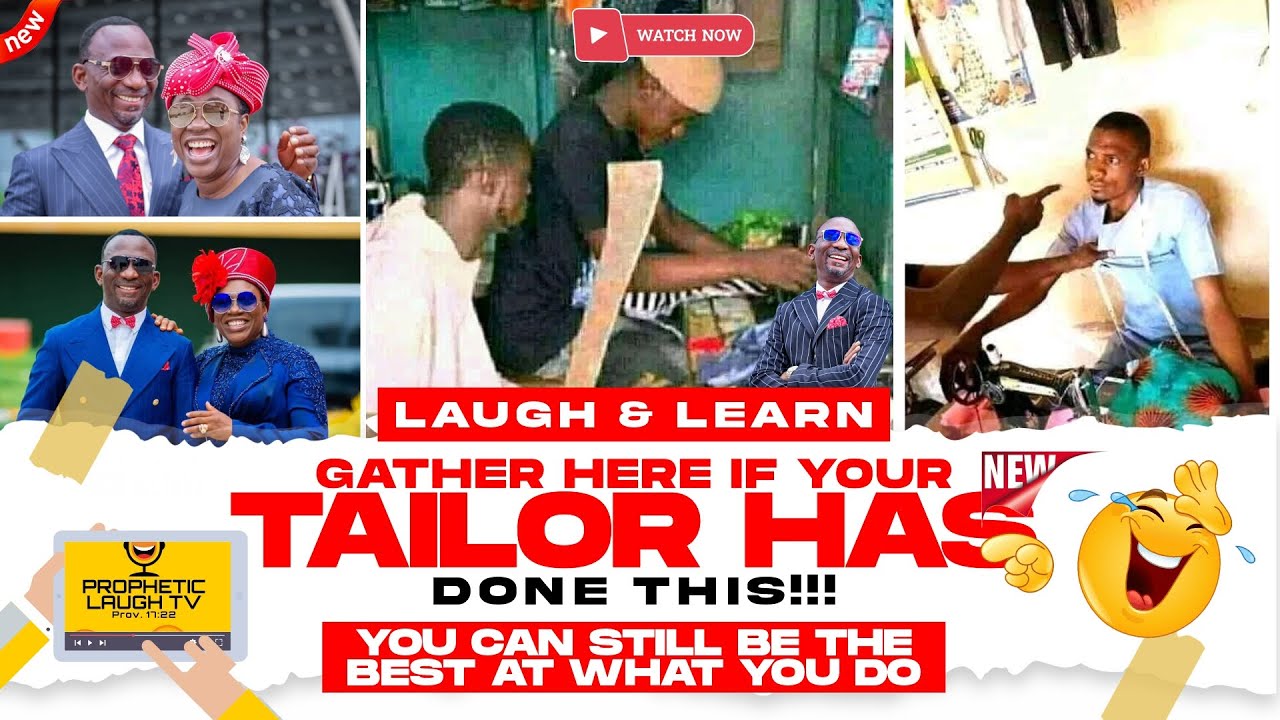 TAILORS AND THEIR DRAMA‼️ DR  PST PAUL ENENCHE'S HILARIOUS TAKE ON BEING THE BEST IN WHAT YOU DO