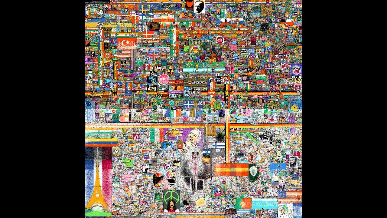 r/place 2022 timelapse