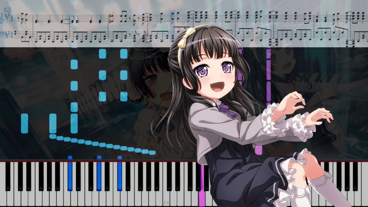【バンドリ】Ringing Bloom /Roselia ピアノ アレンジ 楽譜