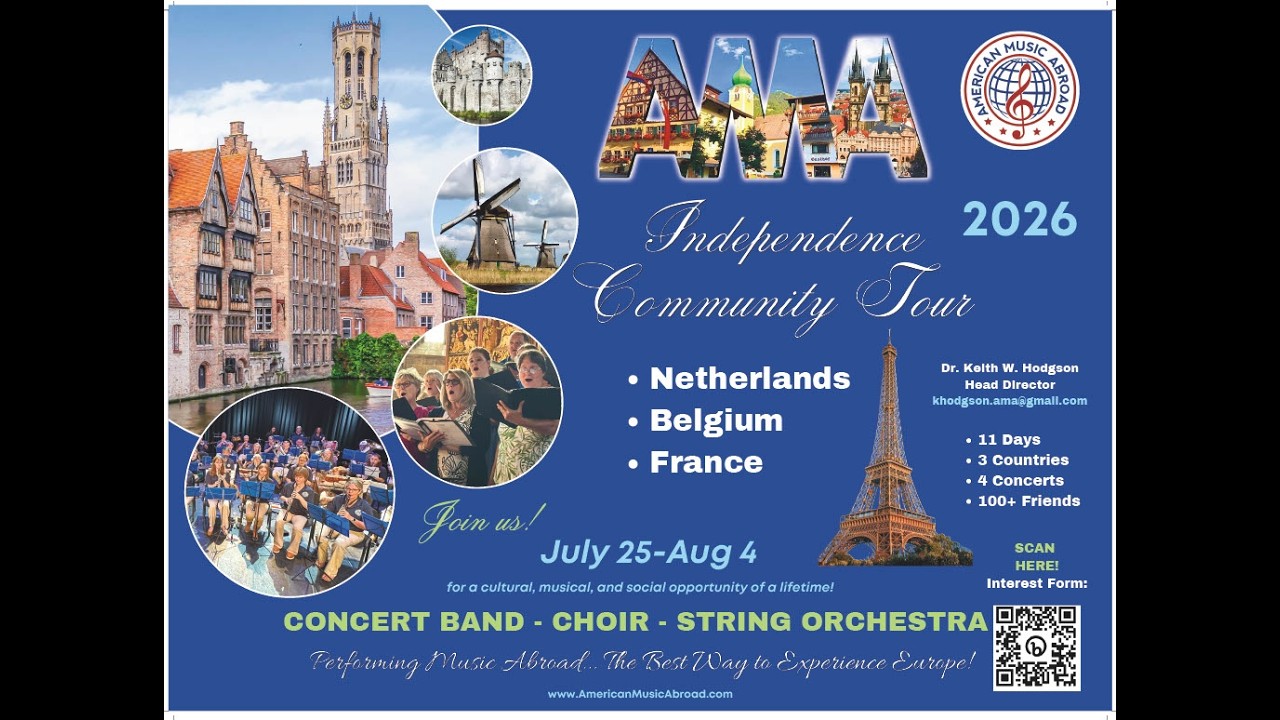 Independence Community Tour' American Music Abroad - Utrecht, Netherlands