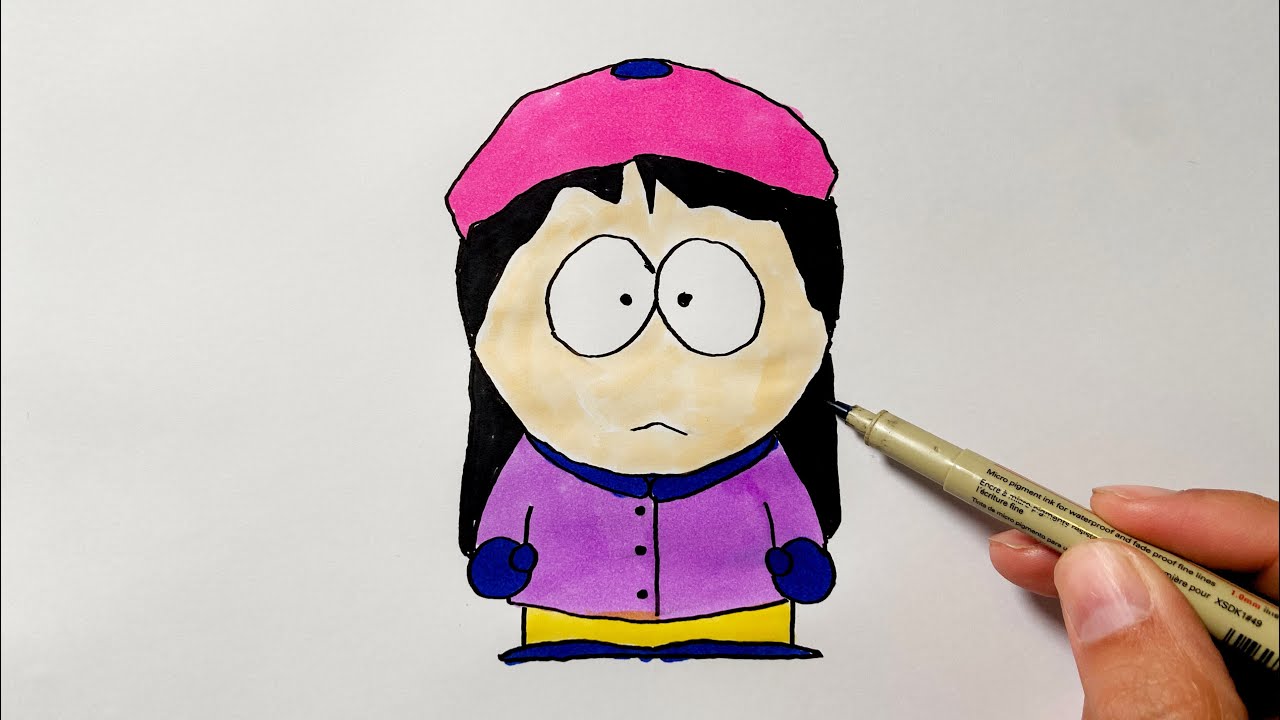 How to Draw Wendy From South Park