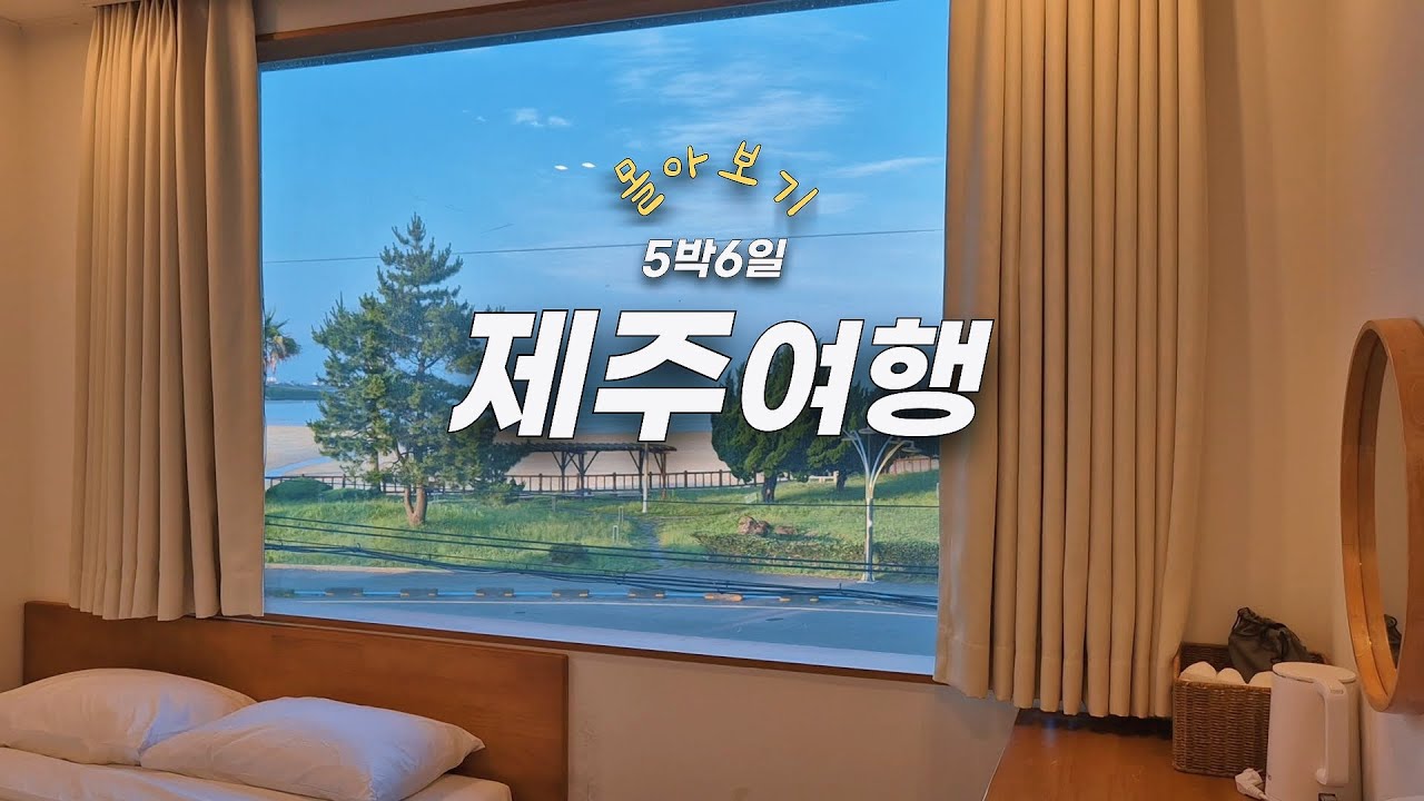 5박6일 제주도 여행 몰아보기 (feat. 찐 가성비 숙소&맛집)