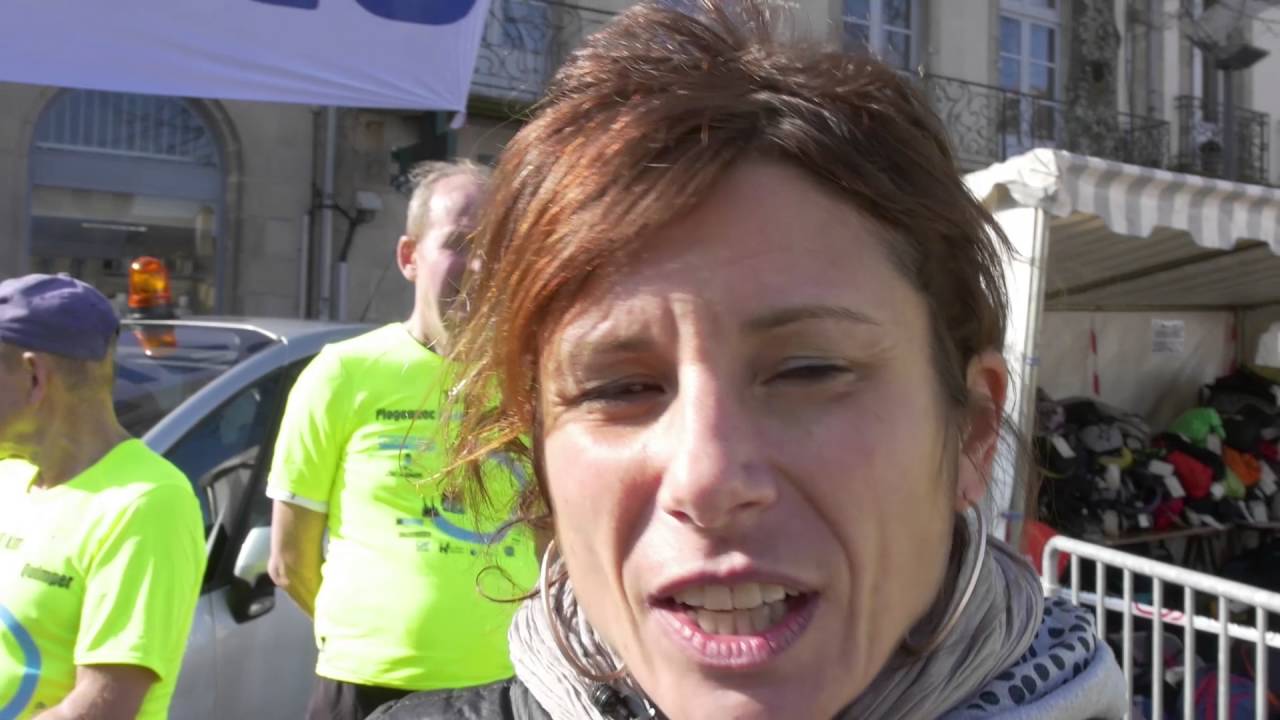 Semi-marathon Locronan Quimper : interview de Karine Pasquier la marraine