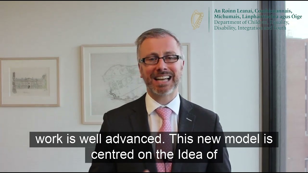 Minister O'Gorman first Anniversary of Launch of White Paper