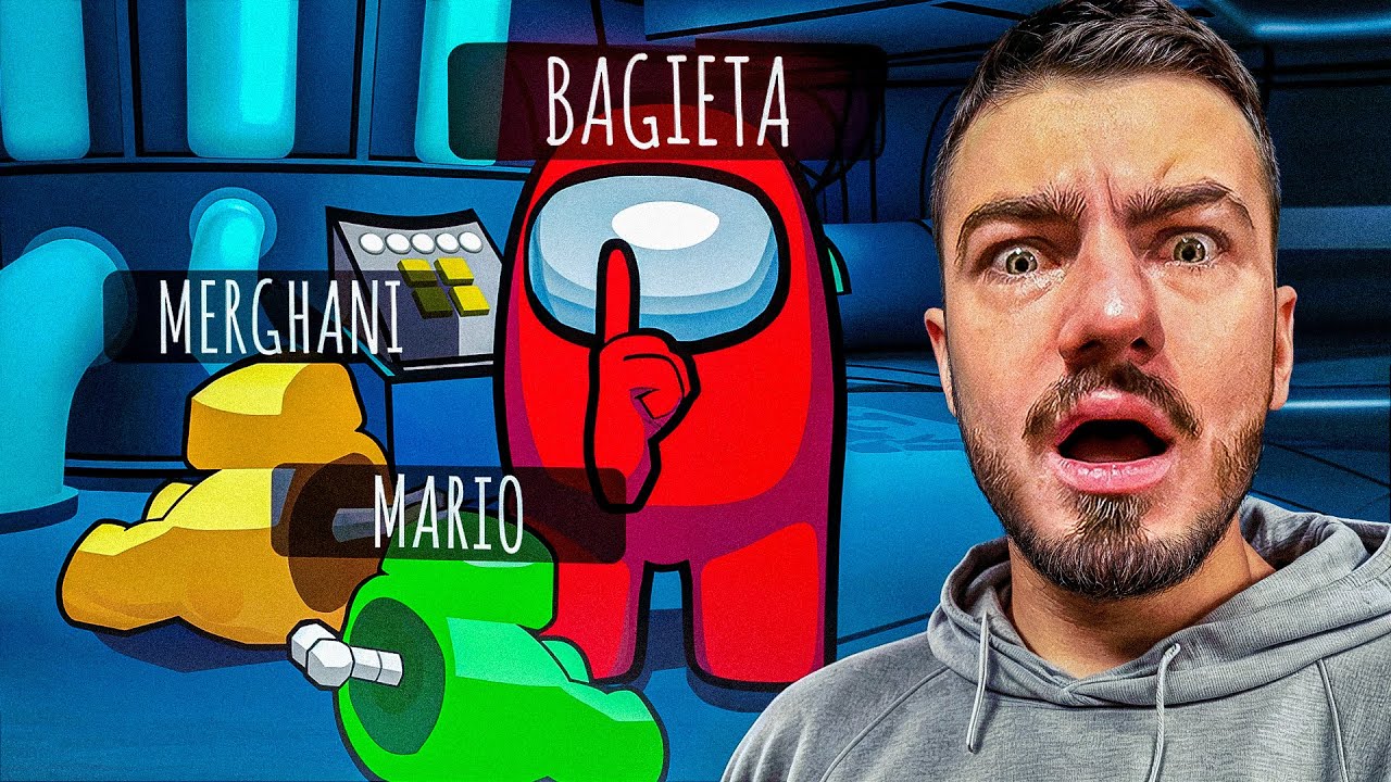 NOWY AMONG US 3D ZE STREAMERAMI! (MERGHANI, BAGIETA, MARIO, WRONEK I INNI)