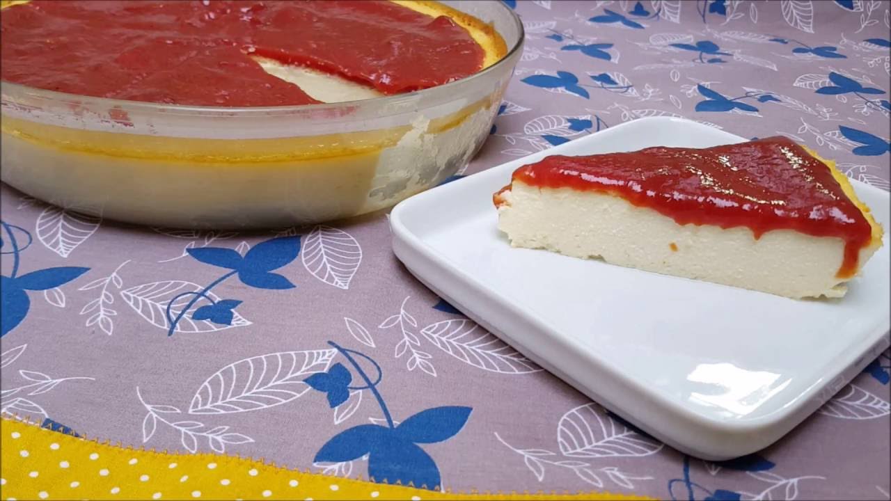 TORTA DE RICOTA COM GOIABADA