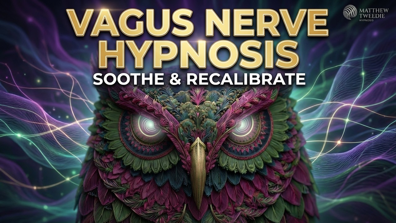 Sleep Hypnosis for Vagus Nerve Recalibration Black Screen