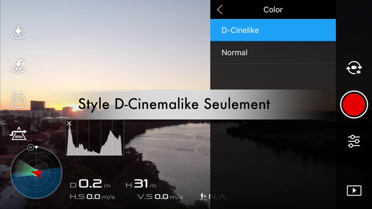 DJI Go 4 - Mavic Air - Rapide Présentation des Réglages