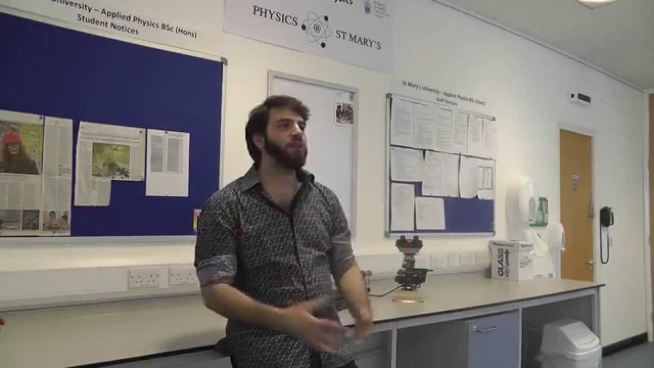 Dr Ali Mozaffari talks about Applied Physics at St Mary's