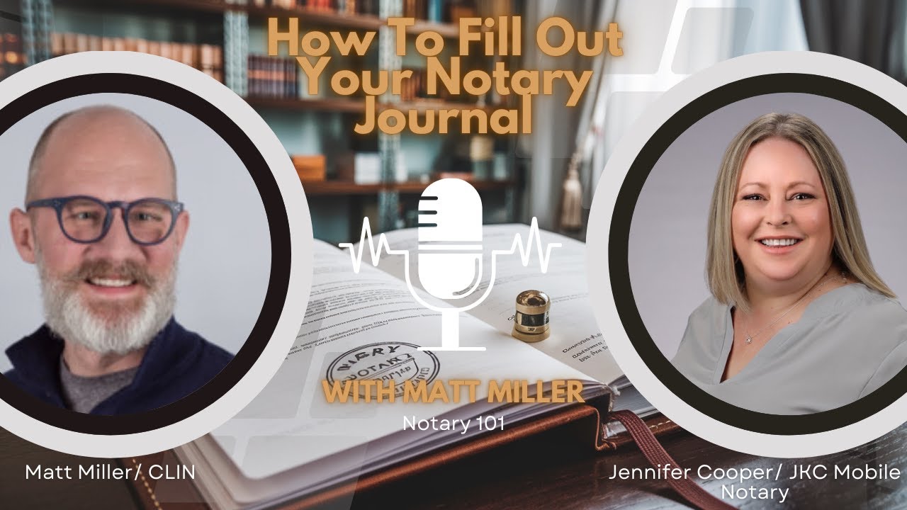 How to Fill Out Your Notary Journal