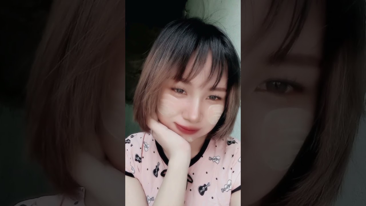 #cute #love #myanmar #youtube #nan#thanaka