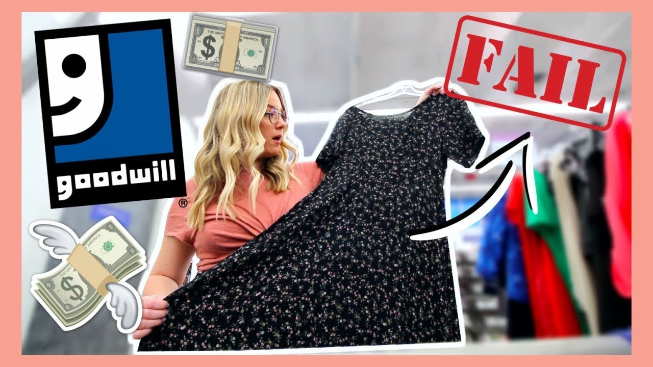 THRIFTING AT THE GOODWILL $1 SALE | *SO MANY FAILS*