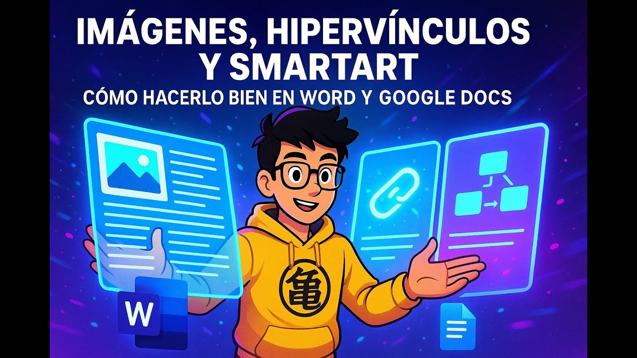 Imágenes, Hipervínculos y SmartArt: Cómo Hacerlo Bien en Word y Google Docs