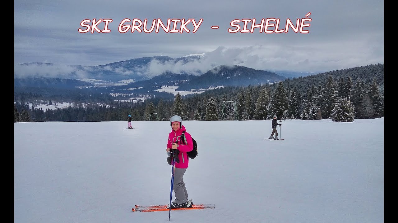 Narty Ski Gruniky - Sihelne - trasa narciarska z widokiem na Babią Górę. Słowacja. Super jazda.