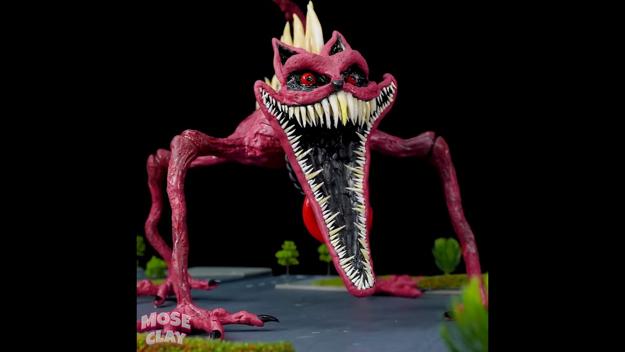 😱 Making CURSED NIGHTMARE CATNAP BOSS attack MOMMY LONGLEG  in the city -Poppy Playtime 3 with clay