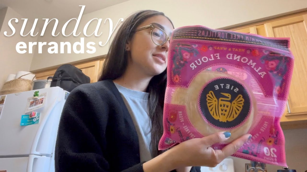 sunday errands | costco haul, chicken salad recipe, baking cookies