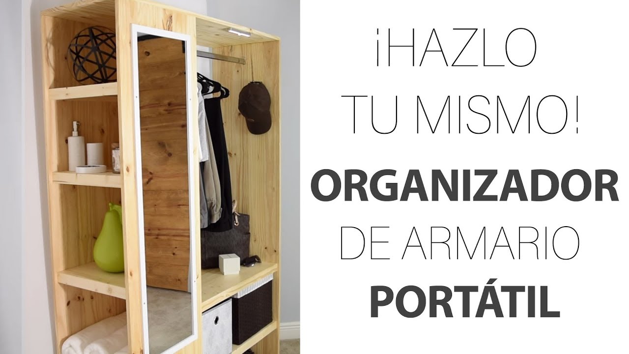 ¡Hazlo tu Mismo! Organizador de Armario Portátil