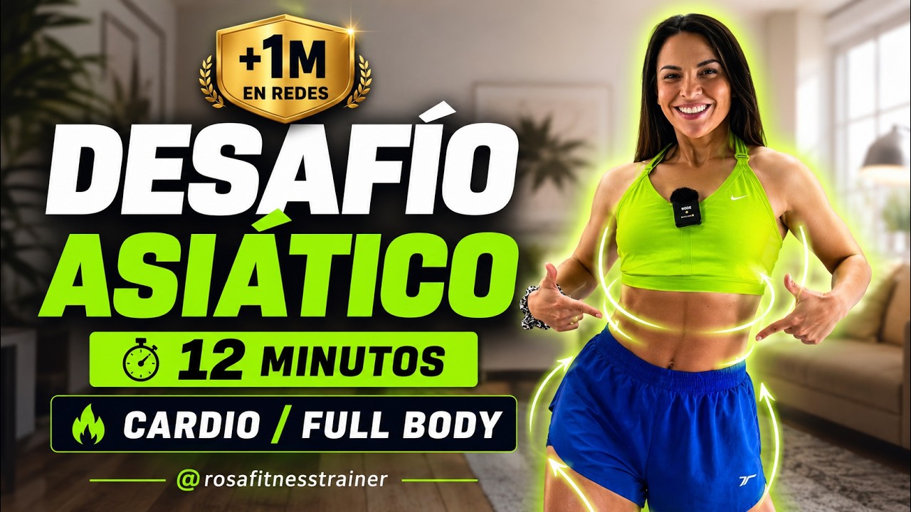 Ejercicios Asiáticos | 10 Días para Reducir Abdomen y Tonificar | 10 Min | SUPER RETO