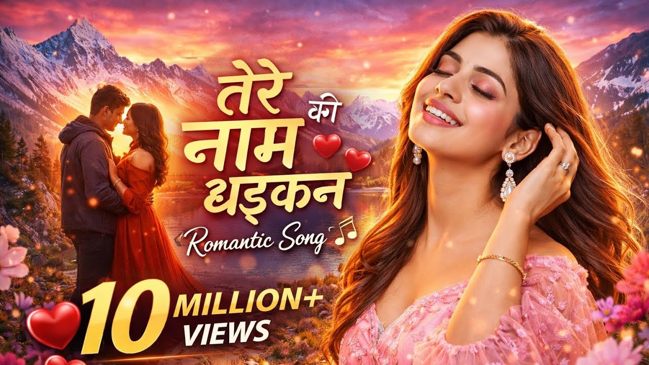 तेरे नाम की धड़कन ❤️ | Romantic Hindi Song | Female Voice | Mountain Love | New Love Song 2026