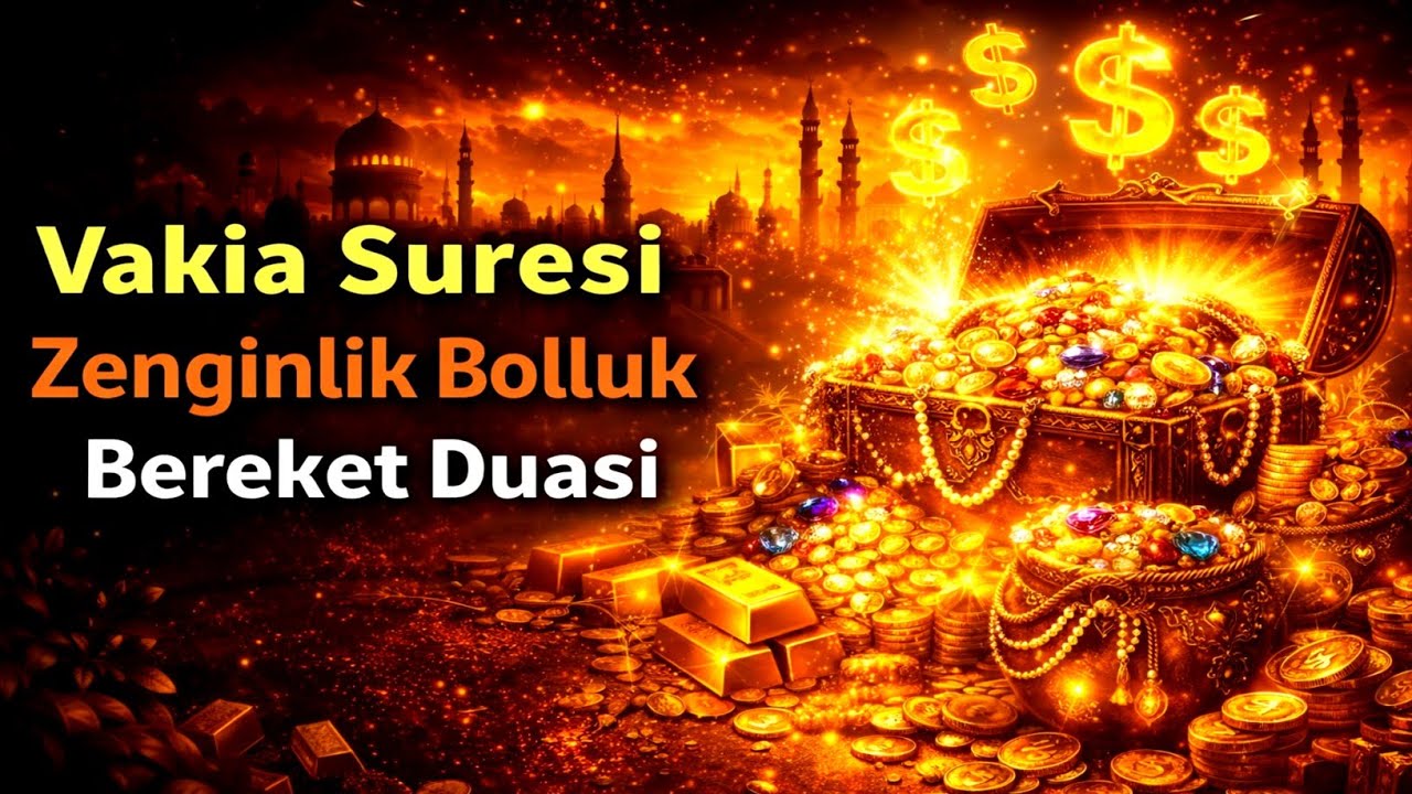 Vakıa Suresi | Rızık, Bereket ve Zenginlik Duası - Bolluk Ayetleri
