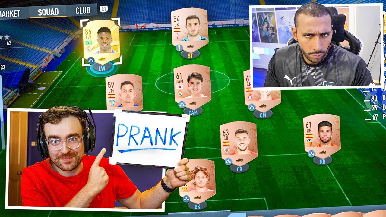 THE FIFA 23 SQUAD BUILDER SHOWDOWN PRANK