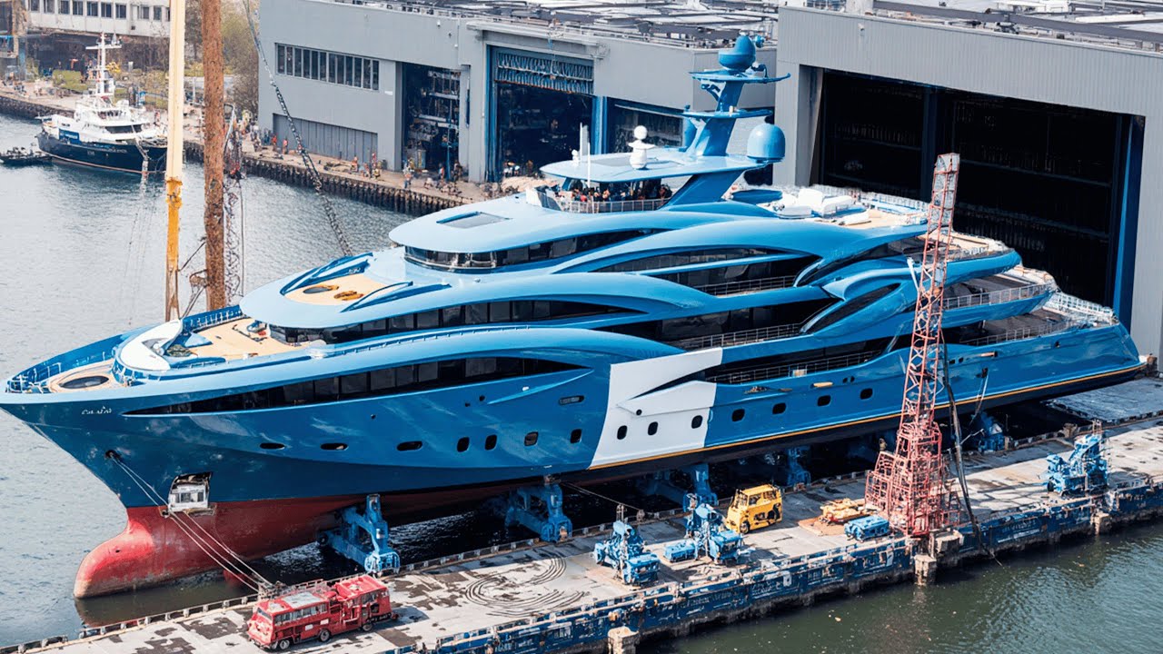 Inside SuperYacht Factory How Mega Yachts Are Built