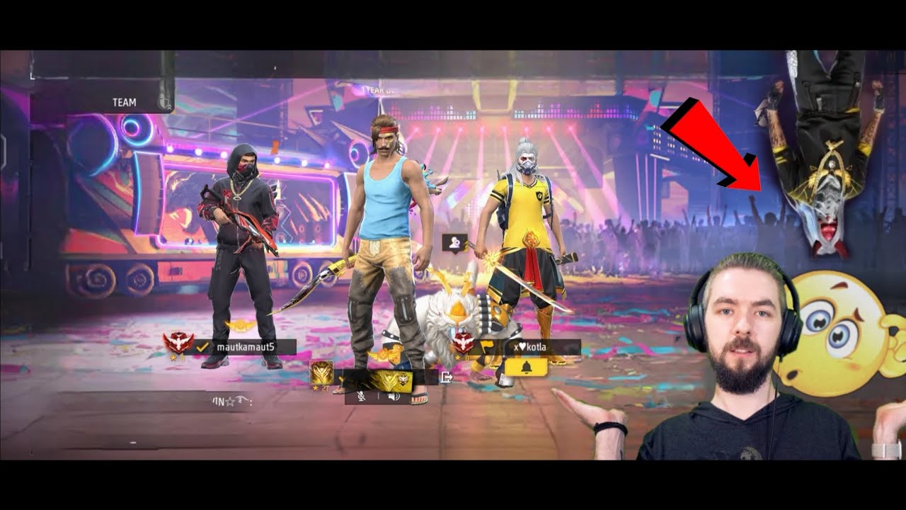 Free fire Max mein golden Hip Hop hacker wala bhaiya CS mein 