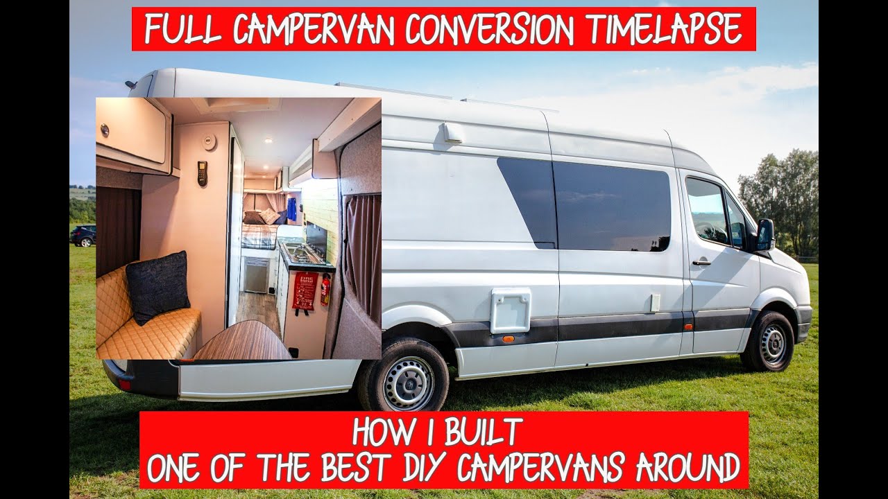 Time-lapse “I Built a VW Crafter Campervan WITH a FULL Bathroom - watch the full build series