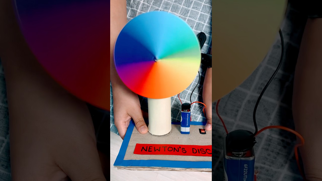 Newton’s disc working model 