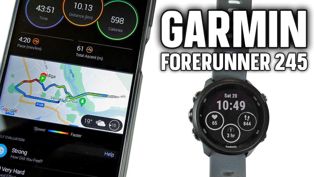 Garmin Forerunner 245 Unboxing - My Watch Set Up - My Run Settings - Features Walkthrough