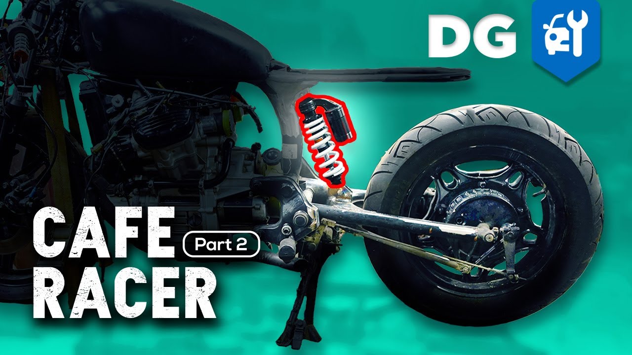 Dual to Mono Shock Conversion | #CX500CafeRacer [EP2]