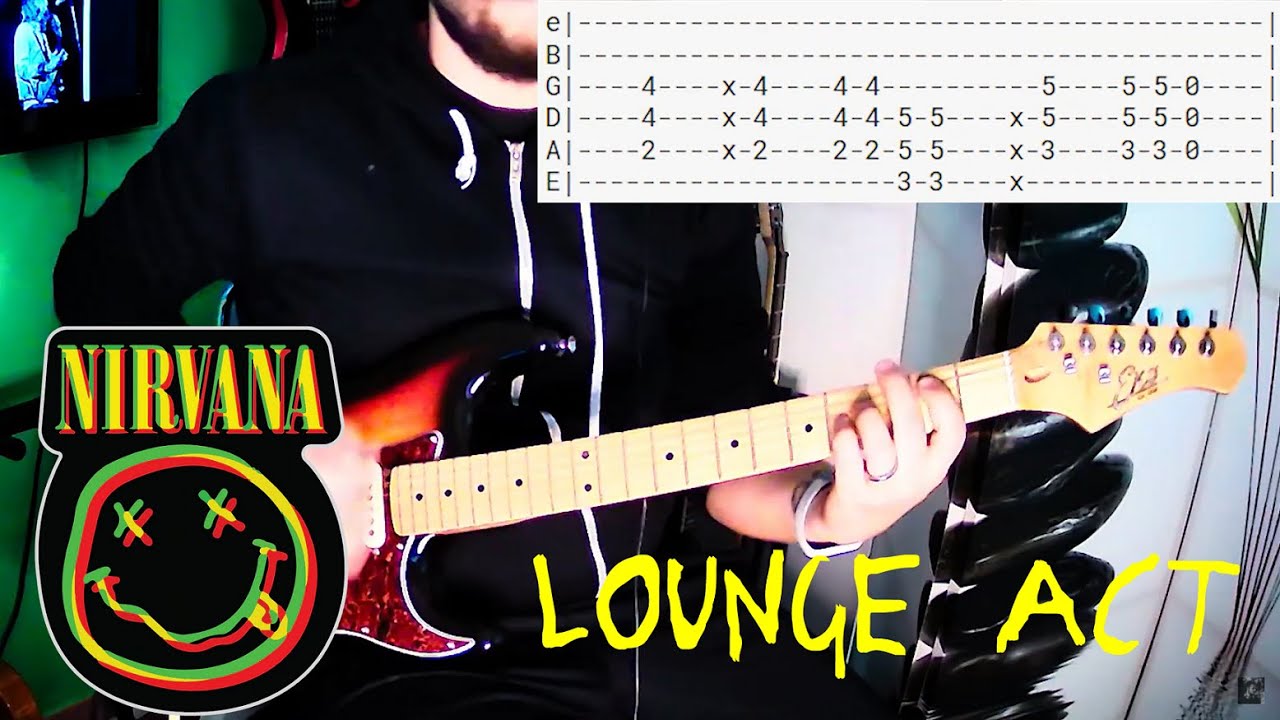 Nirvana - Lounge Act |Guitar Cover| |Tab|