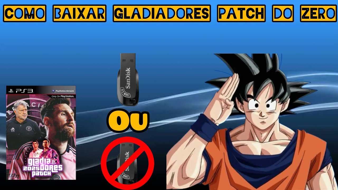 COMO BAIXAR GLADIADORES PATCH DO ZERO!!COM PENDRIVE OU SEM