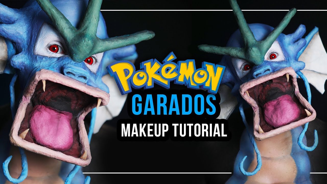 GARADOS - Pokémon Special FX Makeup Tutorial - #spooktober