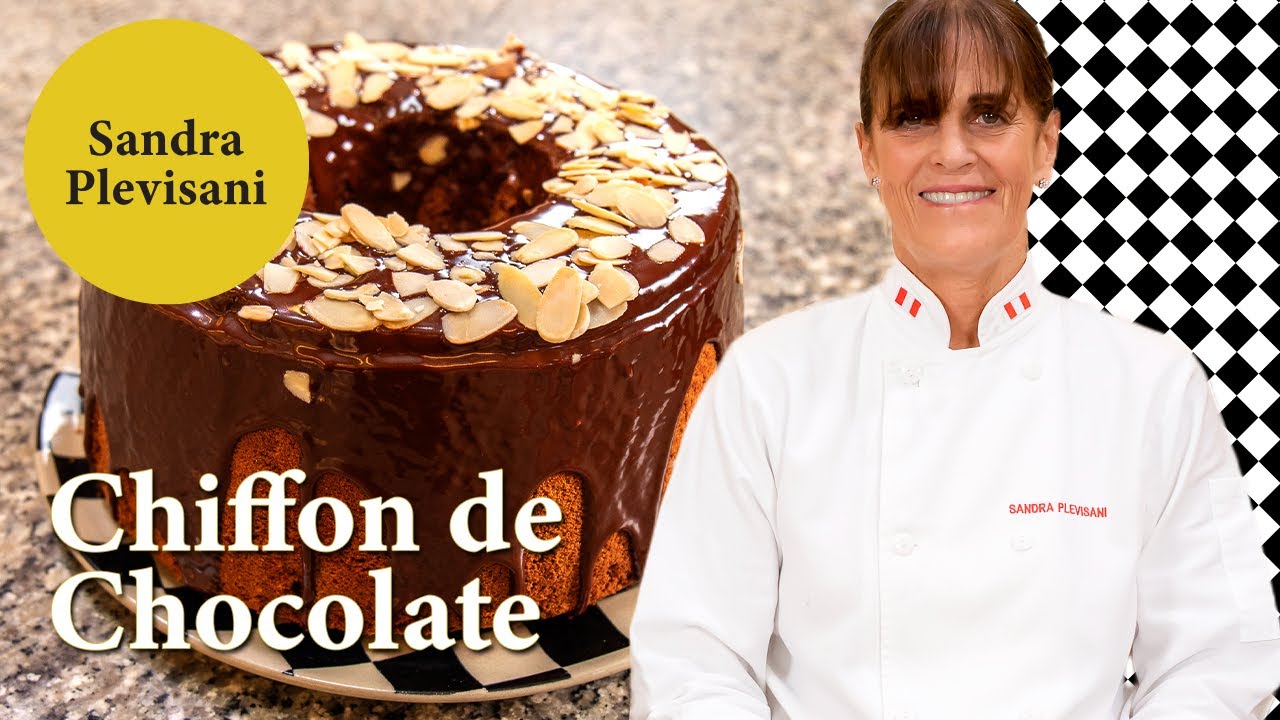 Chiffon de chocolate con baño de ganache | Sandra Plevisani