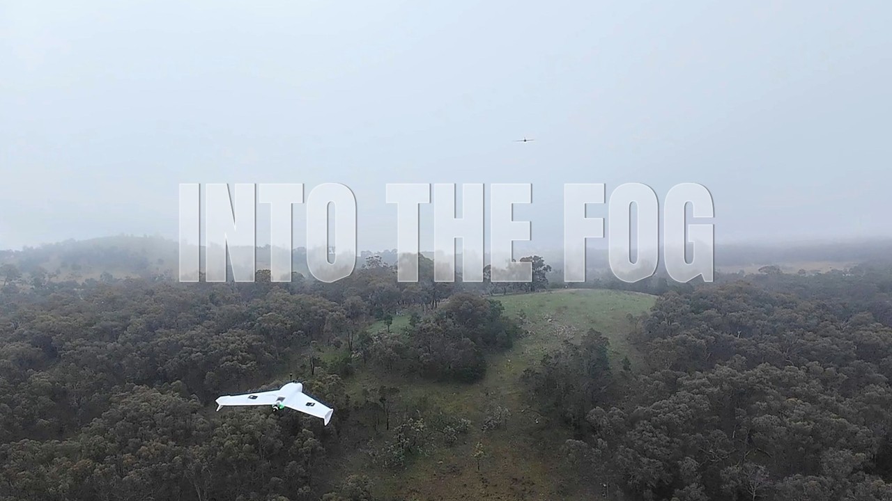 The fog finally lifted! (TBS Chupito & T-1 Ranger chasing planes at Mulligans Flat)