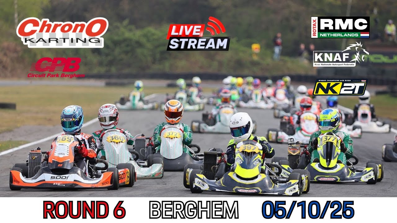 Round 6: Dutch Championship Rotax & KZ2/Master 2025 - Circuit Park Berghem