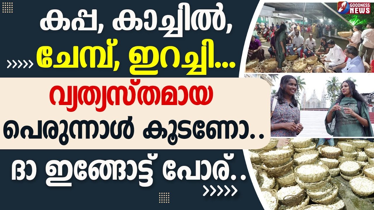 വ്യത്യസ്തമായ പെരുന്നാൾ കൂടണോ.ദാ ഇങ്ങോട്ട് പോര് |ST JOHN CHURCH | NEDUMKUNNAM PERUNNAL |GOODNESS NEWS