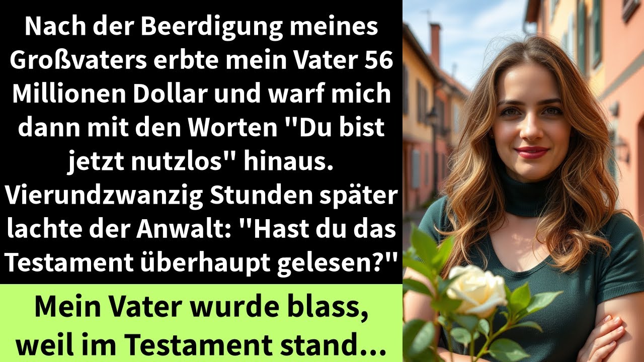 Nach der Beerdigung meines Gro&szlig;vaters erbte mein Vater 56 Millionen Dollar und warf mich dann mit