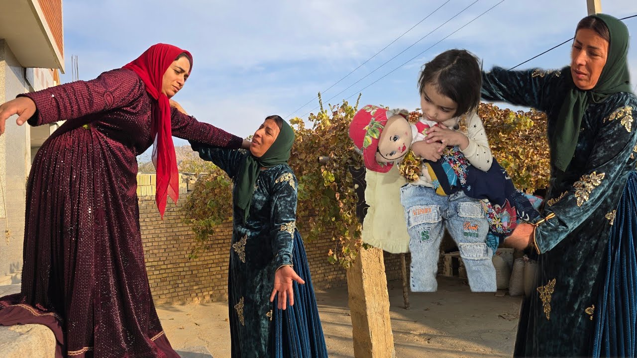 Maternal love: Mother and daughter meeting after a long separation