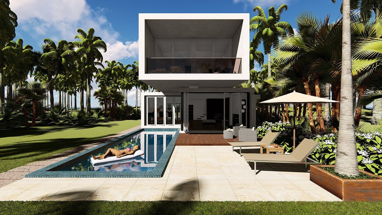 LUMION 8 Pro Render Modern House#3
