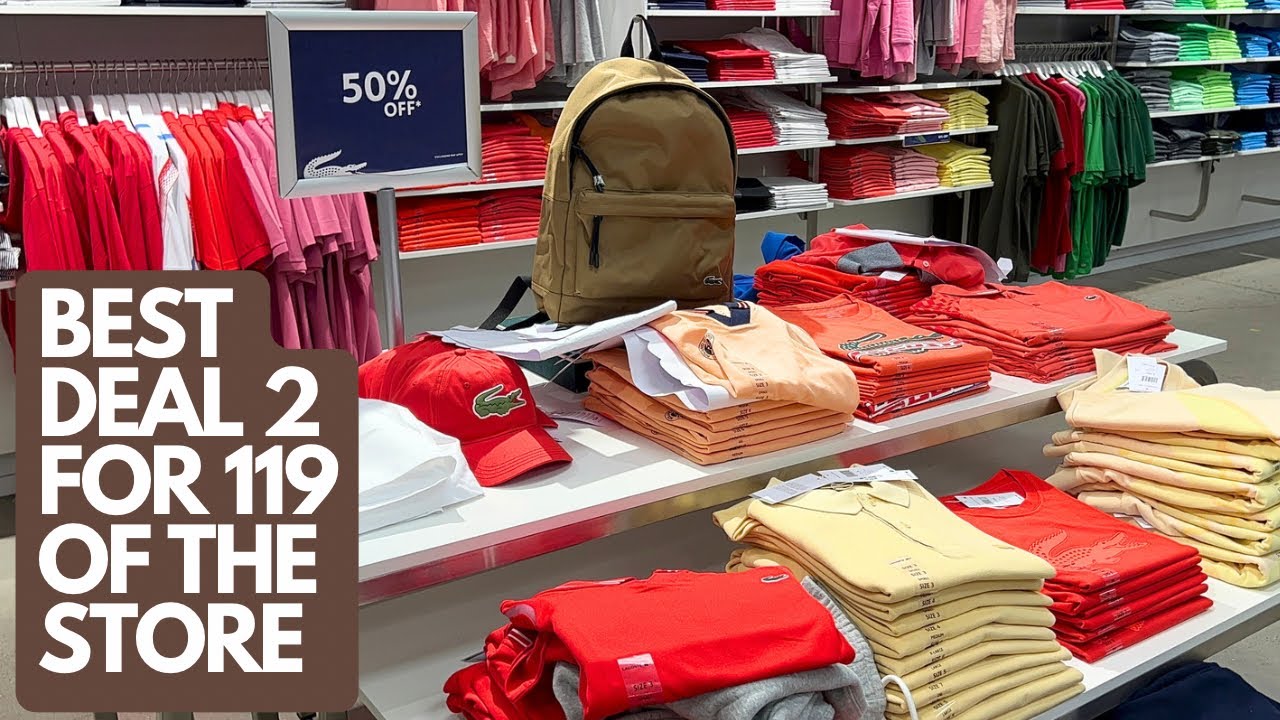 🛍️THE EPIC FASHION CODES OF LACOSTE!🐊  POLO T-SHIRTS  (SHOP WITH ME)