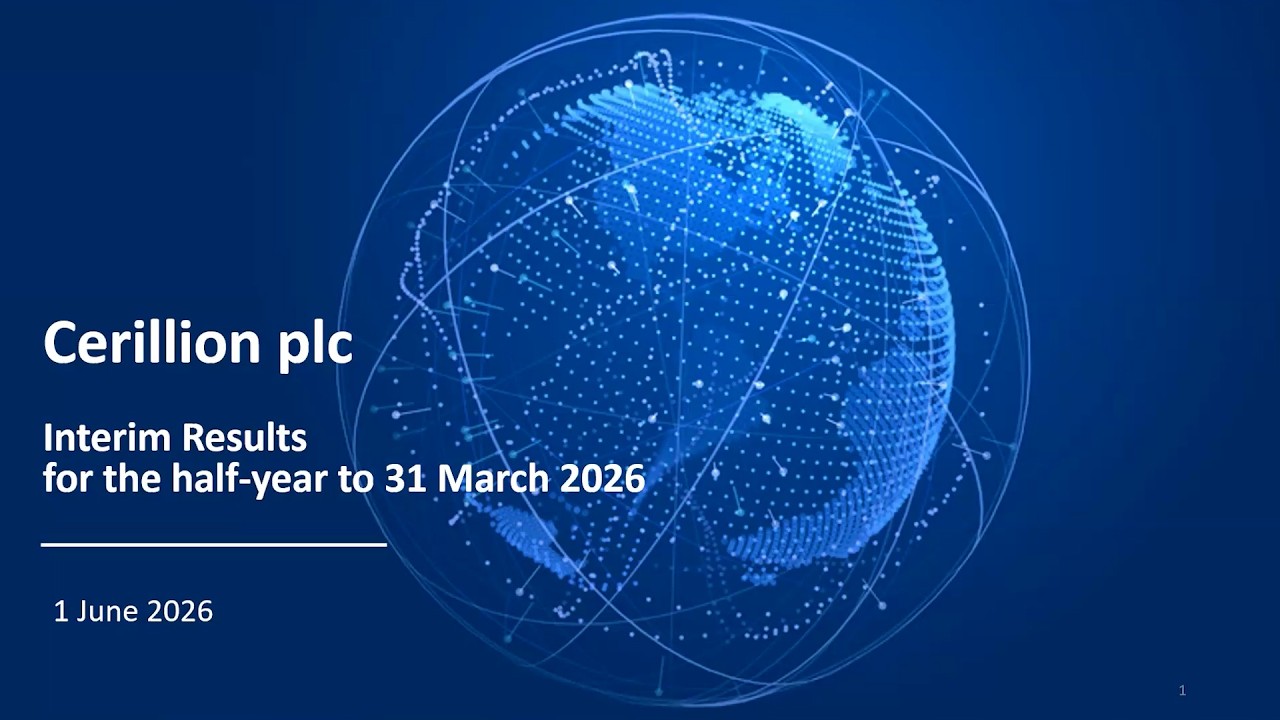 Презентация промежуточных результатов Cerillion (CER) &mdash; июнь 2026 г.